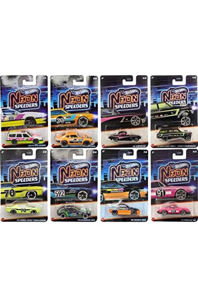 HOT WHEELS |   مجموعة سيارات نيون سبيدرز يو في داي كاست المتنوعة