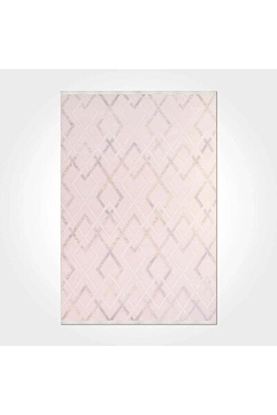 halinet Halı.Net Cream Modern Washable Non-Slip Living Room Carpet Cr-Royal-1...