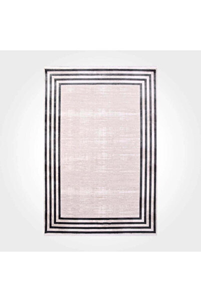 halinet Halı.Net Cream Modern Washable Non-Slip Living Room Carpet Cr-7562Vt