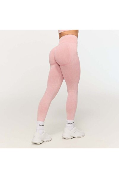 GymBeam Colanți fără cusături Fierce de damă, roz bebeluș, L