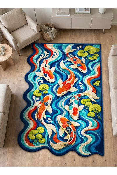 Rugs Modern Halı سجادة زخرفية حديثة منسوجة بنمط السمك من SDT sdt1262