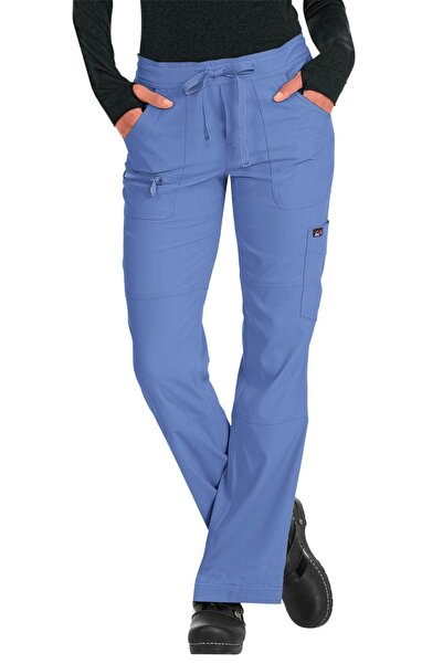 KOI Lite Happiness 721 Pantaloni medicali elastici de damă, Albastru True Ceil