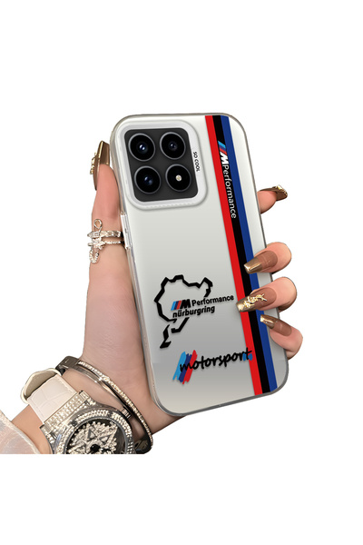Hontinga حافظة هاتف Poco F8 Pro 5G متوافقة مع الحواف السيليكونية الصلبة والمض...