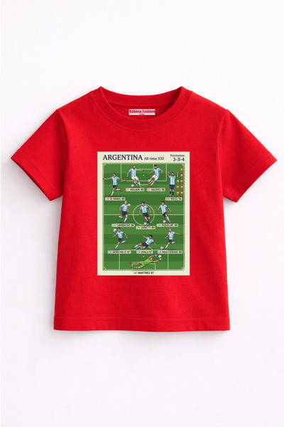 Rabona Fashion Tricou pentru copii Argentina All Time Legends