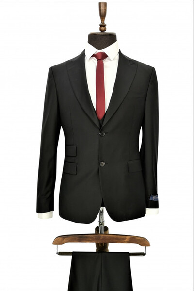 ROMASTER Men's Slim Fit with vest Felix black