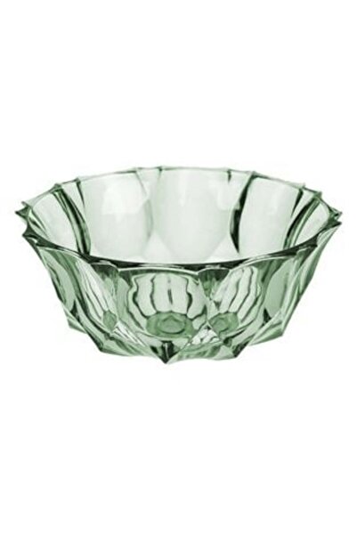 SHOPIENS Emerald Plastic Bowl with Diamond Pattern 290 ml
