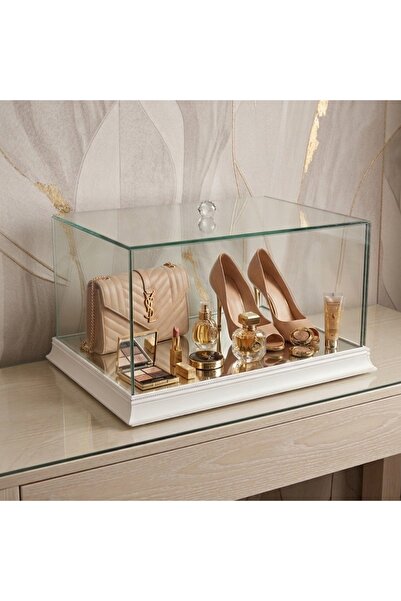 AYZ HOME Luxury Mirrored Glass Dowry Bundle Product Display Box - 40X30X20 cm...