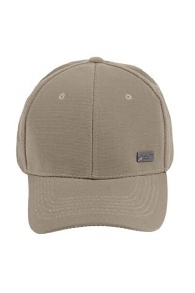 SHOPIENS Beige Cap with "Fashion Jeans" Patch for Men