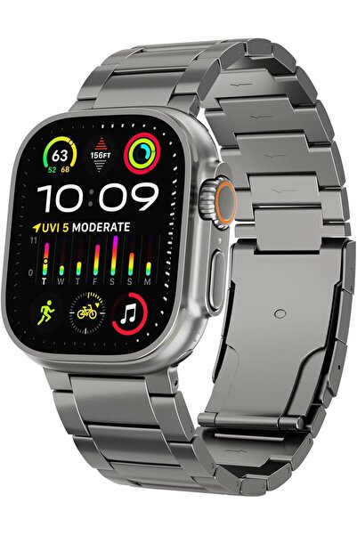 ZTECH Lightweight Adjustable Magnetic Titanium Replacement Band for Apple Wat...