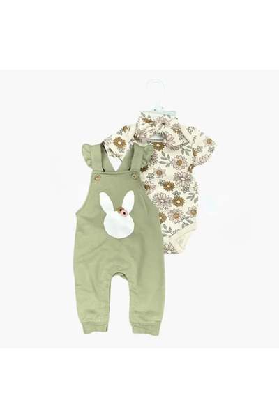LOOFI Dengri Baby Girl - Multi-Colored (0-12 Months)/Green