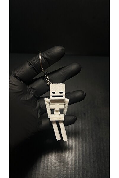 daısydecoratıon Mincraft Movable Skeleton Keychain 1-5-10-100 Pieces