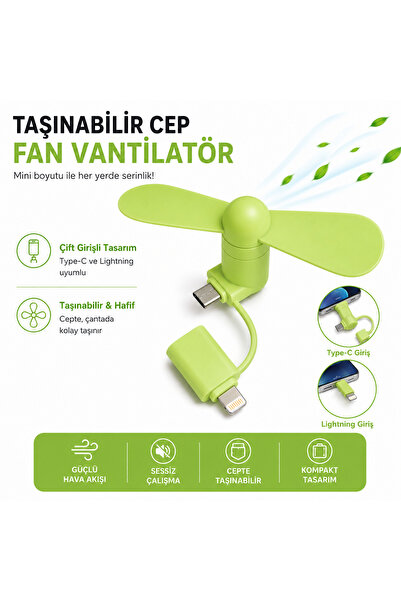 ÖRNEK MAĞAZA Taşınabilir Cep Vantilatörü