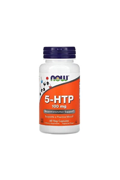 Now Foods 5-HTP 100мг 60 капсули