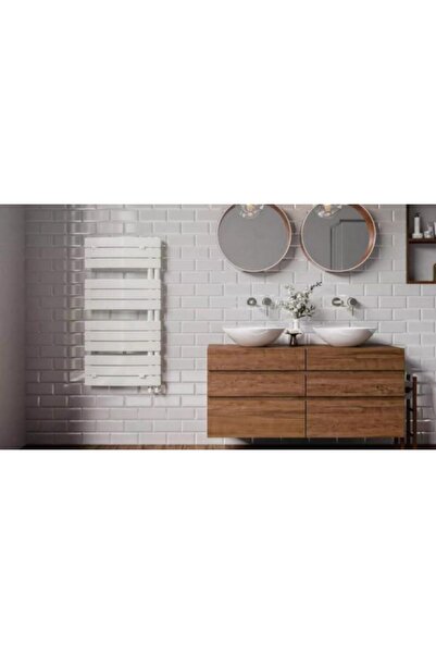 Lazzarini Radiator portprosop de baie, alb, din oțel, curbat, Lazzarini, Piev...
