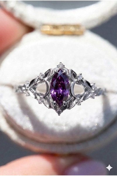 Sahira Jewelry Sarılan El Ayarlanabilir Ölçü Gümüş Kaplama Kadın Yüzük