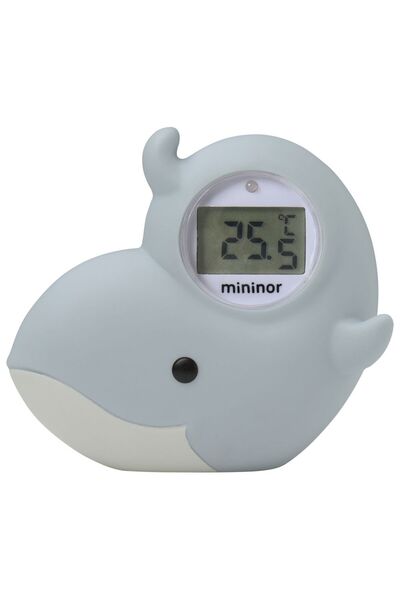Mininor - مقياس حرارة الحمام - على شكل حوت
