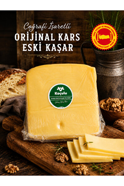 KOÇULU ÇİFTLİĞİ Coğrafi İşaretli Boğatepe Kars Eski Kaşar 570-670 Gr