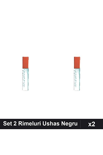 Makeup Set 2 Rimeluri Ushas Negru, Machiaj Profesional Volum Maxim, Pachet Co...
