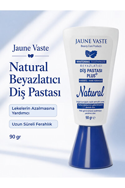 Jaune Vaste Natural Beyazlatıcı Diş Pastası – Karanfil Etkili Günlük Beyazlık...