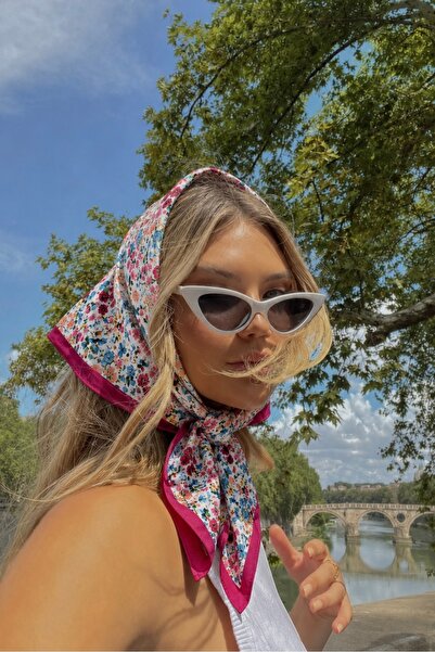 keisy Bandană eșarfă de damă cu model 70x70