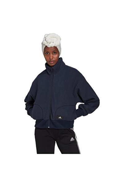 adidas Femei& # x27;s Cardigan din fleece Sherpa XS
