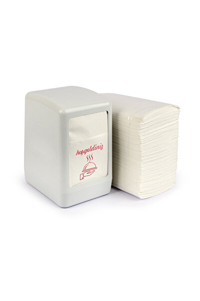 Story Welcome Patterned Economical 1-Ply 200 Sheets 2 Pack 2-Fold Dispenser P...