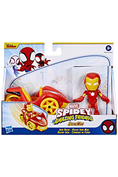 Spider SPIDEY PRIETENII EXTRAORDINARI SET CU VEHICUL ȘI FIGURINĂ IRON MAN