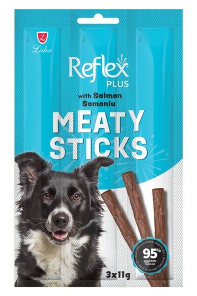 Reflex Somonlu Meaty Stıcks Köpek Ödülü 3X11 gr -TY5609747