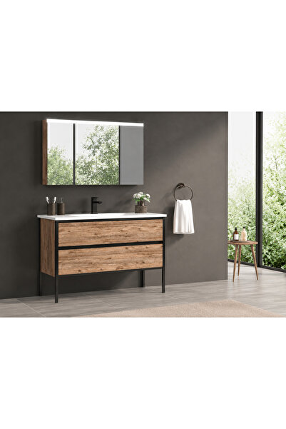 Ercan Kurt Yapı 100 cm BANYO DOLABI | Aynalı Dolap