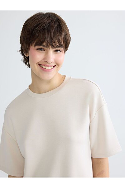 LC Waikiki Xside Crew Neck Soft Touch Women's T-Shirt