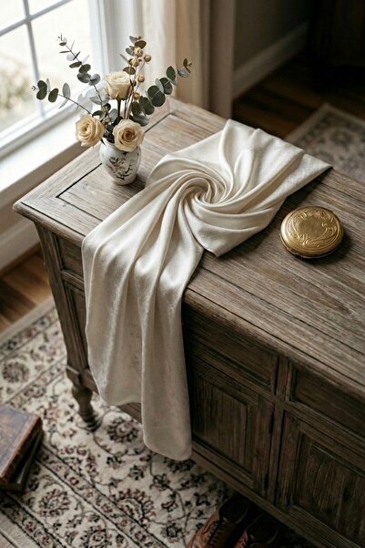 miremiran Shiny Satin Fabric Width (150cm) Price Is for 1 Meter Imported Sati...