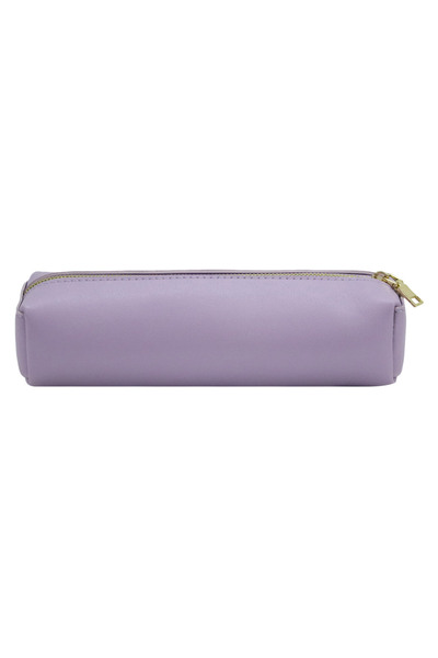 Zumzeria Large Purple Matte Tube Pencil Case 20x5.5x6cm