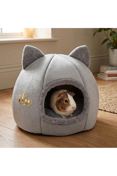 pericat petshop ginepig evi-tavşan evi-kemirgen evi yatağı özel tasarımlı pel...