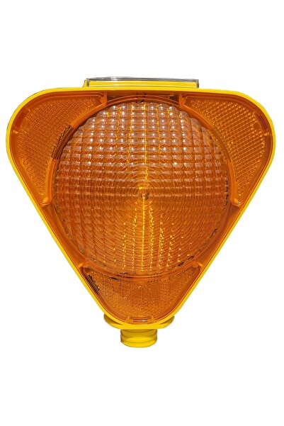 Enerji Trafik Malzemeleri Solar Flaşörlü Ledli Lamba ( SARI RENK )