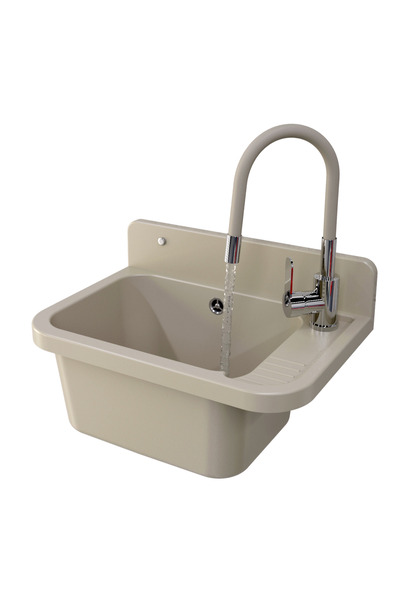 Granitan Set Sitko Sifon Bucatarie, Racord PVC, Standard 90mm, Alb