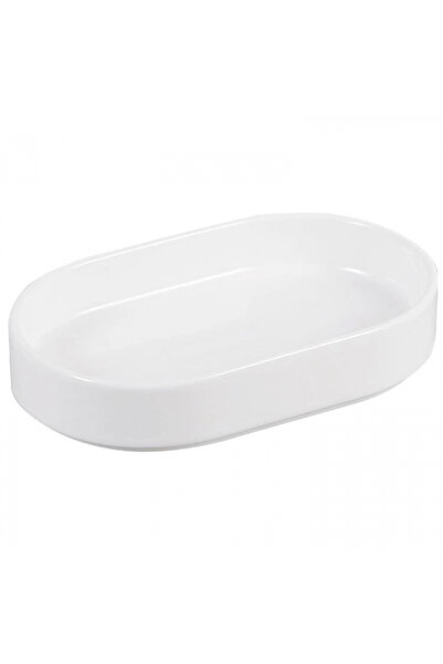 MİEN Porselen Oval Beyaz Servis Tabağı 17x13 cm