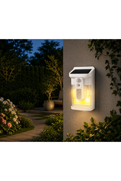 Torcello Solar Sensörlü Akıllı Duvar Aydınlatması – Değiştirilebilir Bataryalı