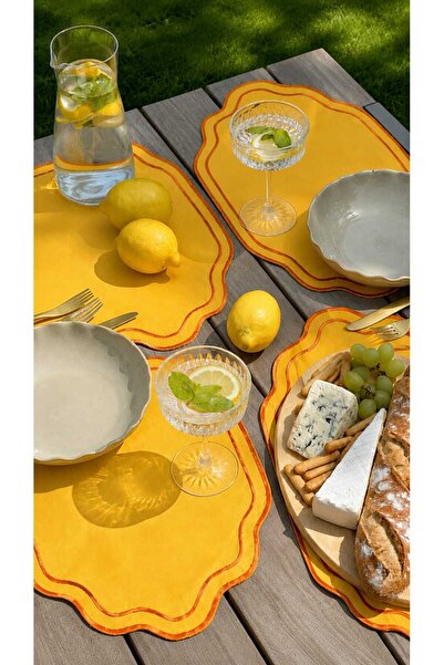KİLİAHOME Duck Kumaş Amerikan Servis – 2’li Set
