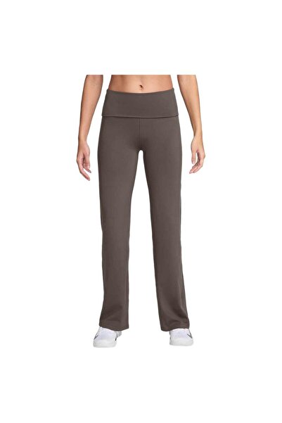 Nike Womens One Dri-FIT High-Waisted Fold-Over Pants M