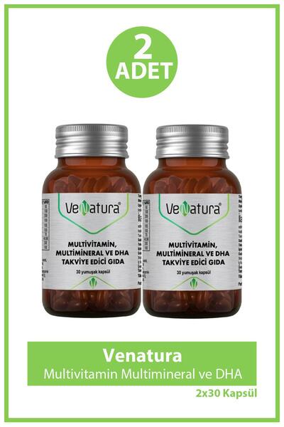 VeNatura Multivitamin Multimineral ve DHA 30 Kapsül 2 Adet