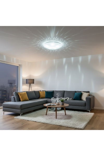 DELIGHT Plafoniera LED Star fi230 13W=75W, 6500K, lumină rece