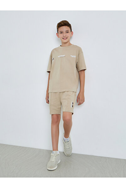 Styli Teen Boys Graphic Oversized T-Shirt and Shorts Set