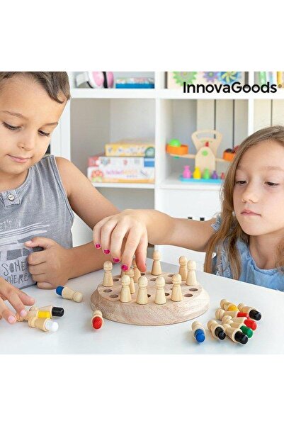 Innova Șah de memorie din lemn Taeda InnovaGoods 26 piese