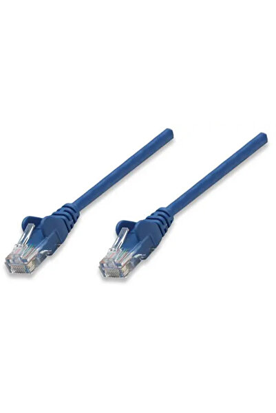 Intellinet Cablu de rețea, Cat5e, Cablu patch de rețea UTP, Cat5e, 5m, Albast...