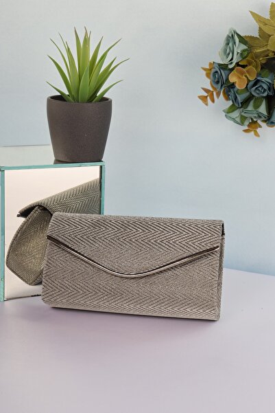 weem bag إيليسارا EB0204 |   حقيبة فستان سهرة أنيقة بتصميم مثلث منقوش