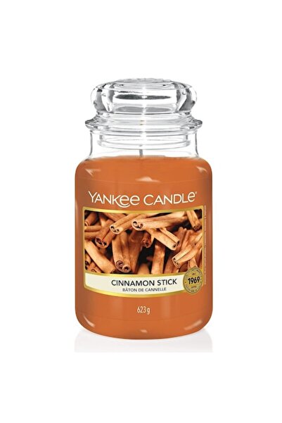 Yankee Candle Lumânare parfumată în borcan mare, cu aromă de scorțișoară, Yan...