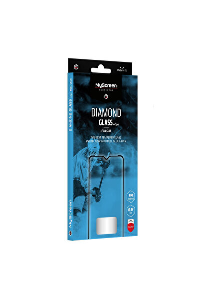 MyScreen Sticlă Diamond Edge Lite FG pentru Motorola Moto G13/G23 negru cu ad...