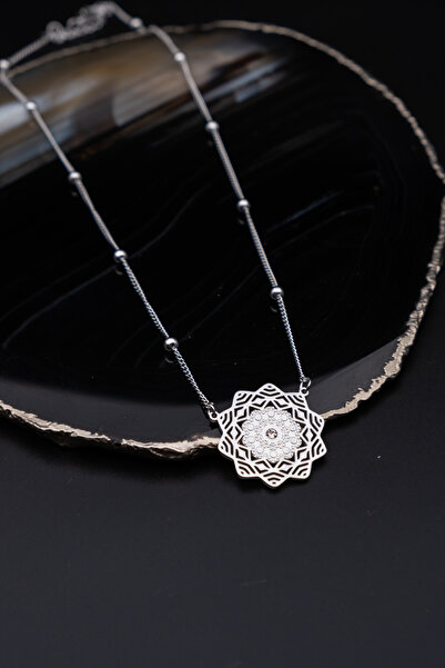 Serenite Collection Sun Steel Necklace