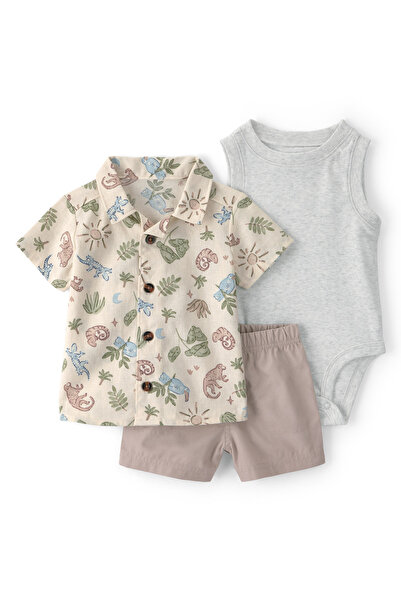Carter's Baby Boy Shirt Shorts Set 3 Months-24 Months Multi-Colored
