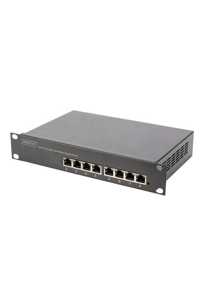 Digitus DN-95331 - switch - 8 porturi - gestionat - montabil în rack
